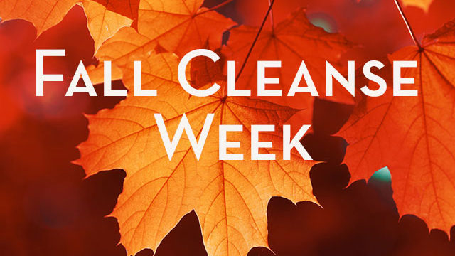 fall cleanse week
